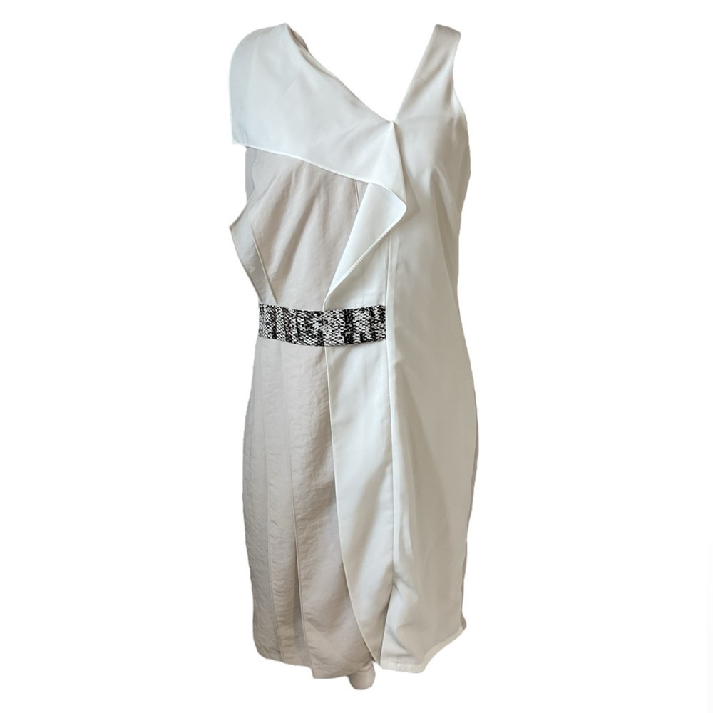 NWT Sachin + Babi Ivy Asymmetrical Neckline Sheath Dress Size 8